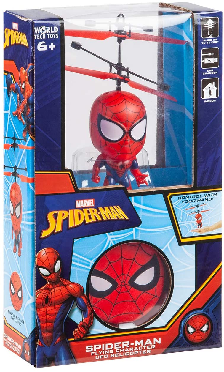 Detail Spiderman Flying Character Ufo Helicopter Nomer 29