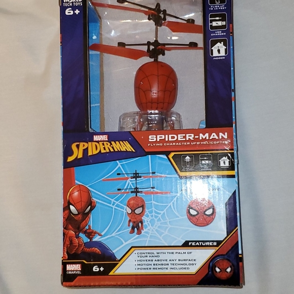 Detail Spiderman Flying Character Ufo Helicopter Nomer 38