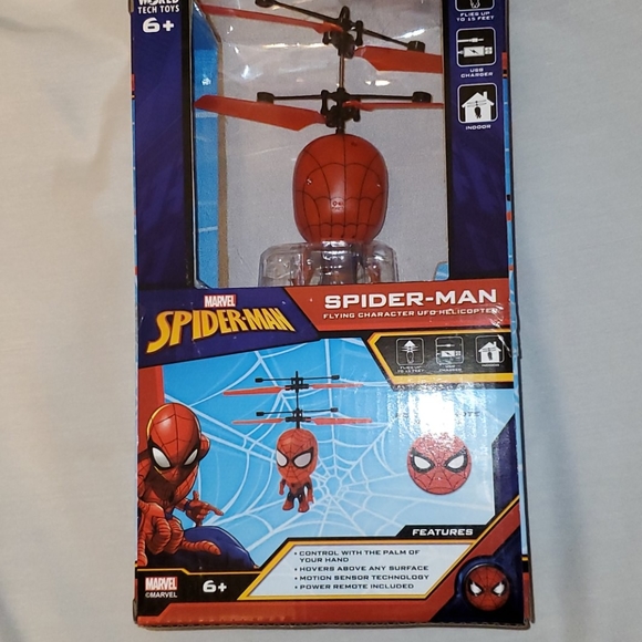 Detail Spiderman Flying Character Ufo Helicopter Nomer 38