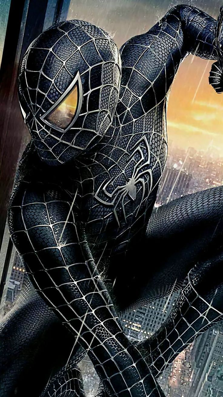 Detail Spiderman Hitam Nomer 3