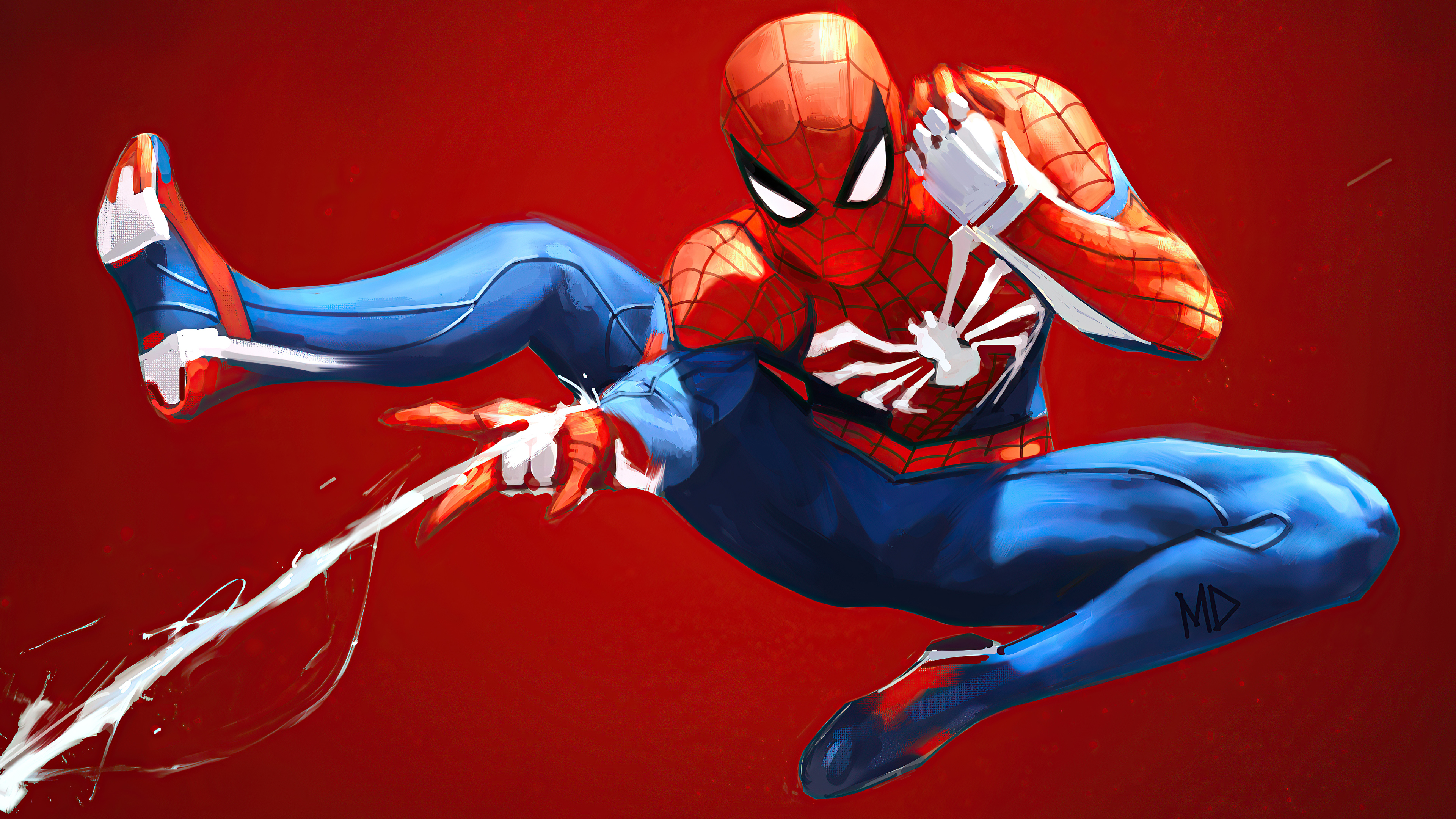 Detail Spiderman Shooting Web Cartoon Nomer 21