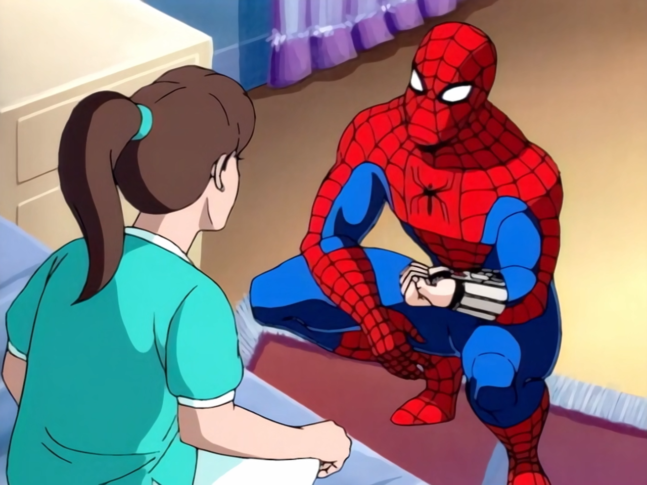Detail Spiderman Shooting Web Cartoon Nomer 49