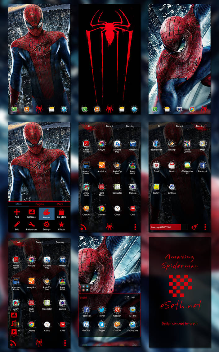 Detail Spiderman Themes For Android Nomer 2