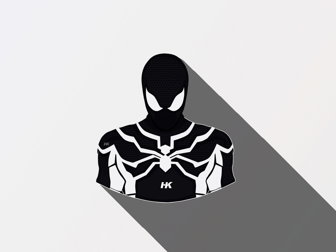 Detail Spiderman Vector Black And White Nomer 18