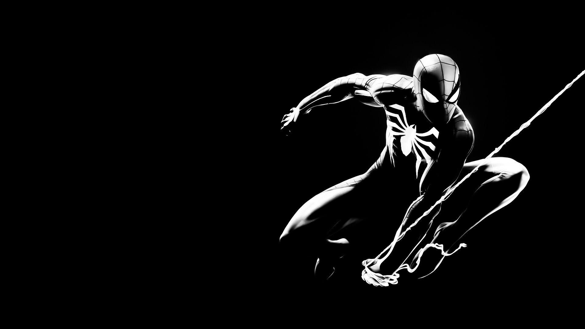 Detail Spiderman Vector Black And White Nomer 26