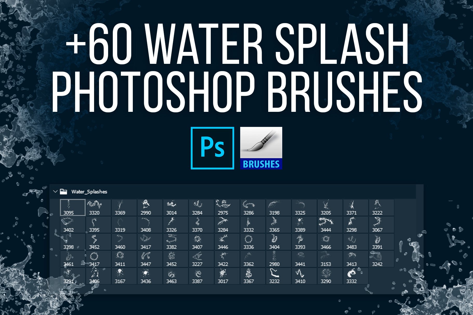 Detail Splash Brush Photoshop Nomer 53