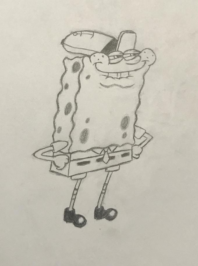 Detail Spongbob Drawings Nomer 48