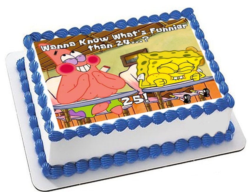 Detail Spongebob 24 Meme Cake Nomer 3
