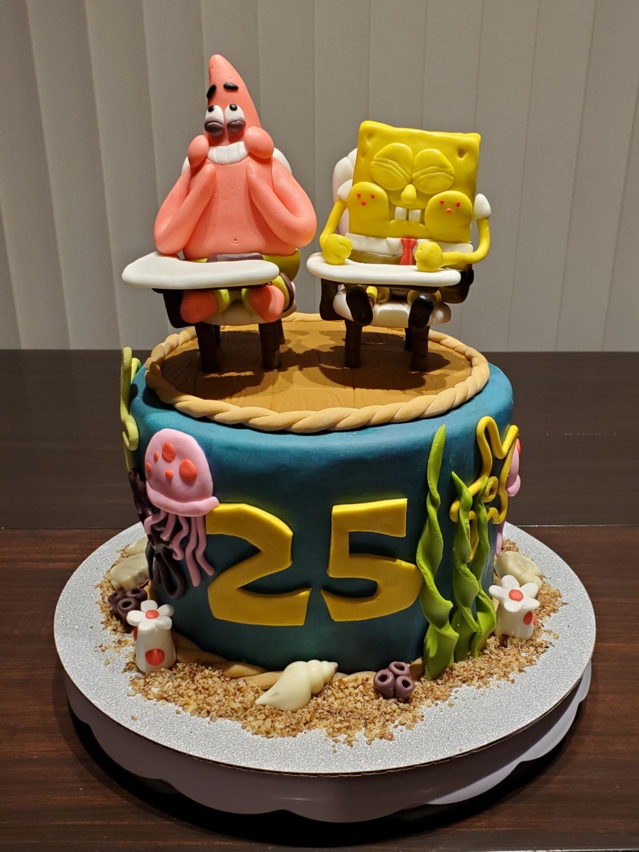 Detail Spongebob 25 Cake Image Nomer 29