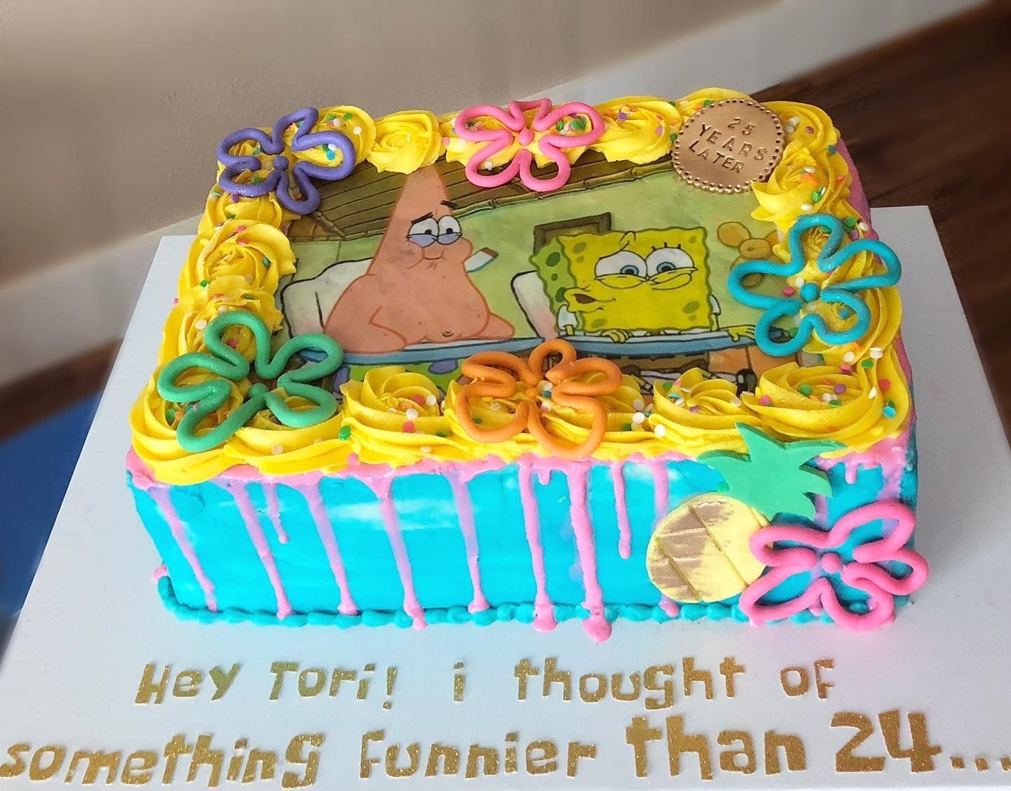 Detail Spongebob 25 Cake Image Nomer 5