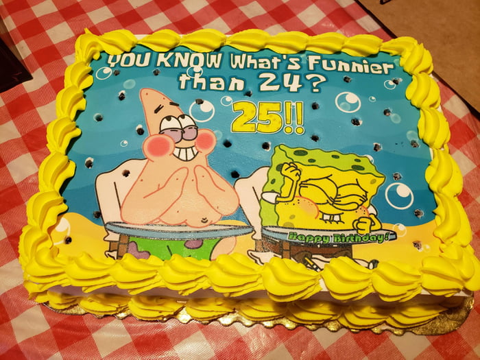 Detail Spongebob 25 Cake Image Nomer 44