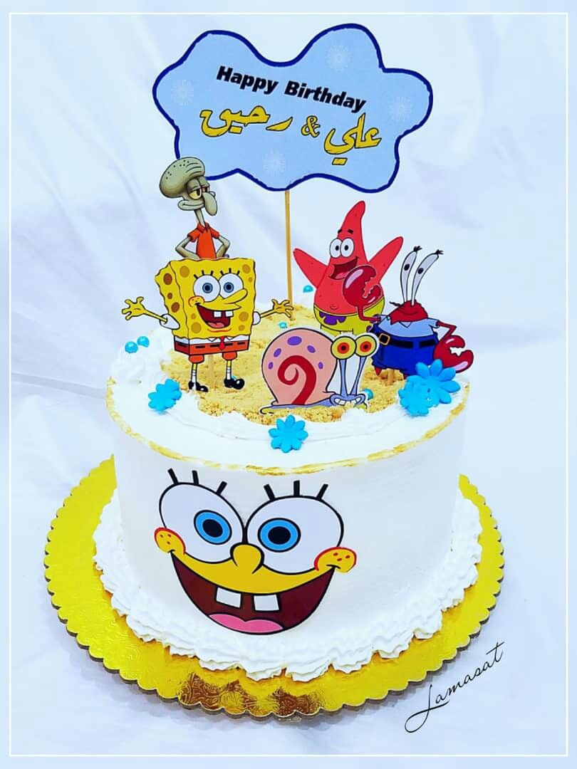 Detail Spongebob 25 Cake Image Nomer 49