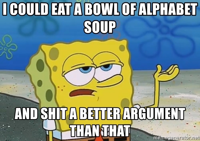 Detail Spongebob Alphabet Soup Meme Nomer 19