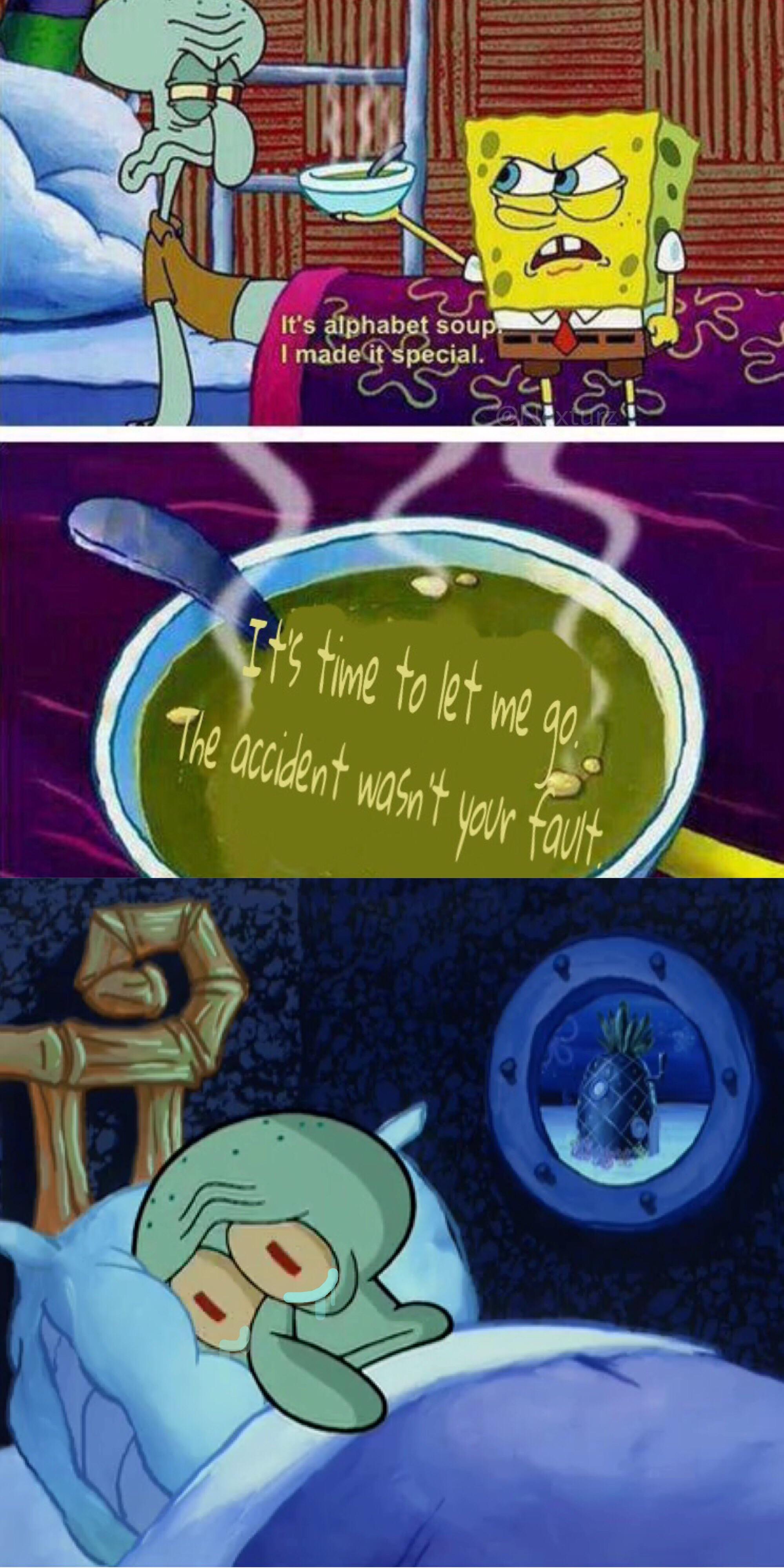 Detail Spongebob Alphabet Soup Meme Nomer 3