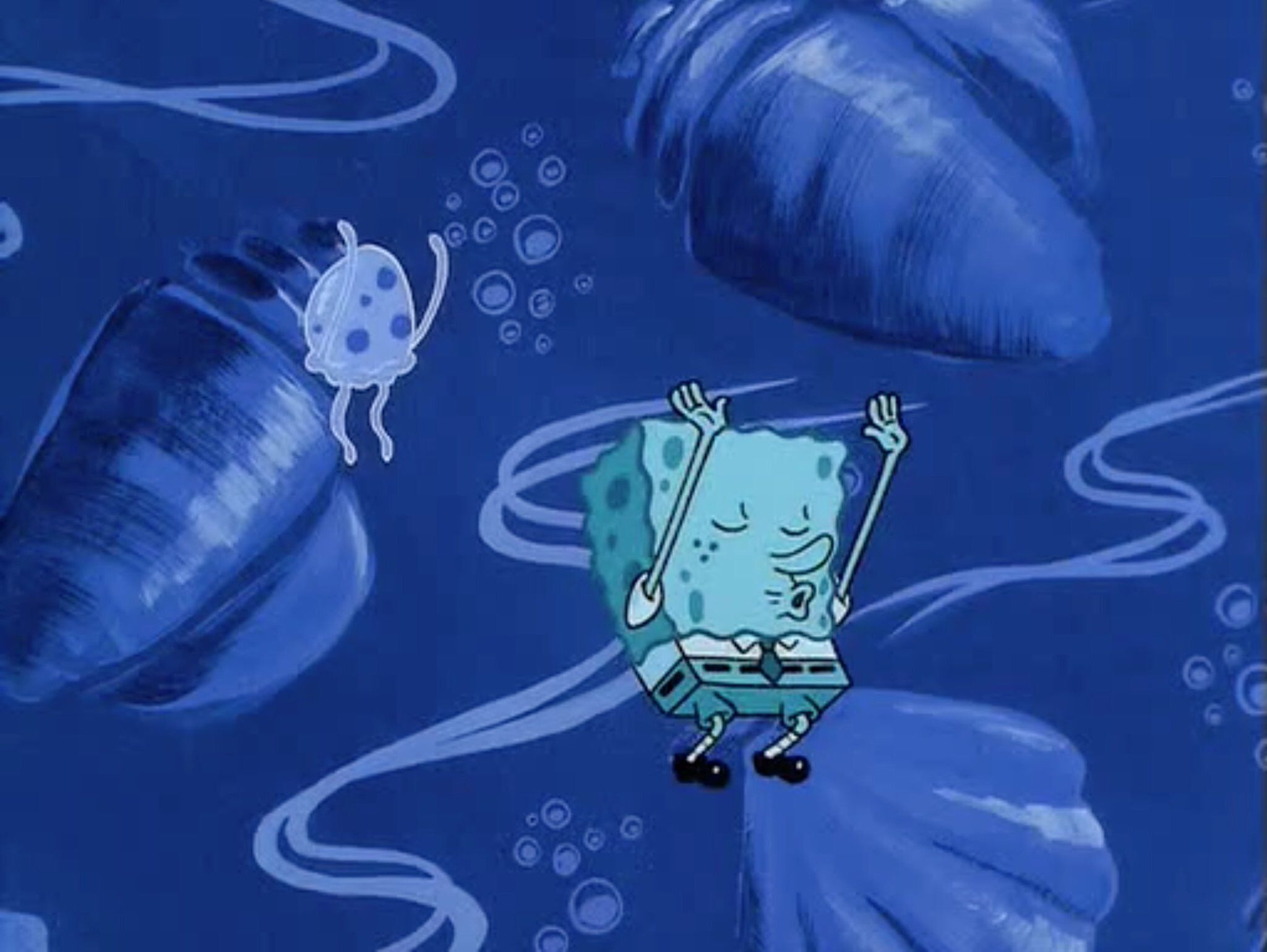 Detail Spongebob And Jellyfish Dancing Nomer 3