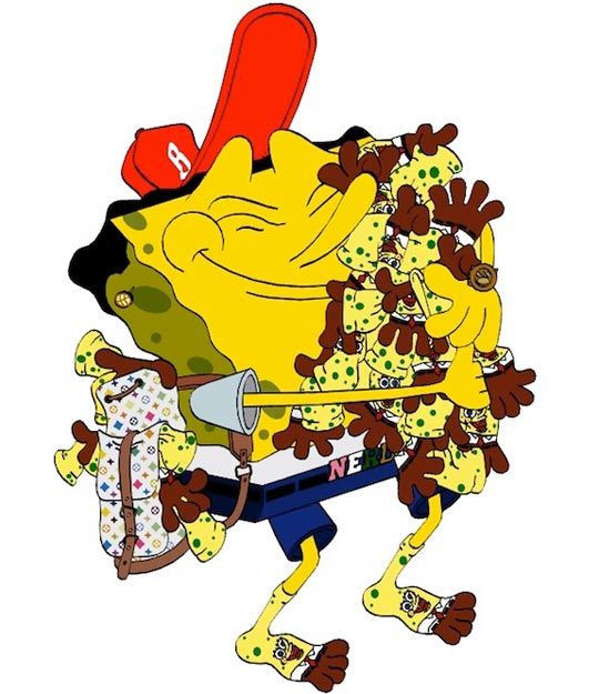 Detail Spongebob Backpack On Fire Nomer 31