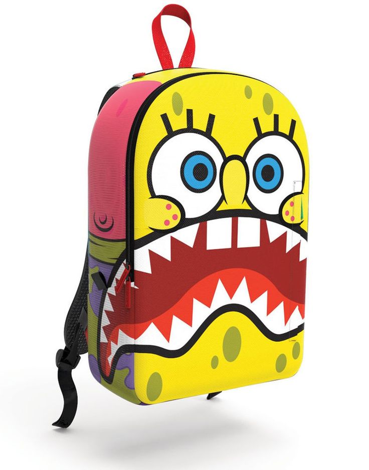 Detail Spongebob Backpack On Fire Nomer 37