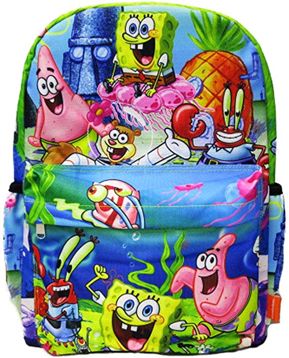 Detail Spongebob Backpack On Fire Nomer 44