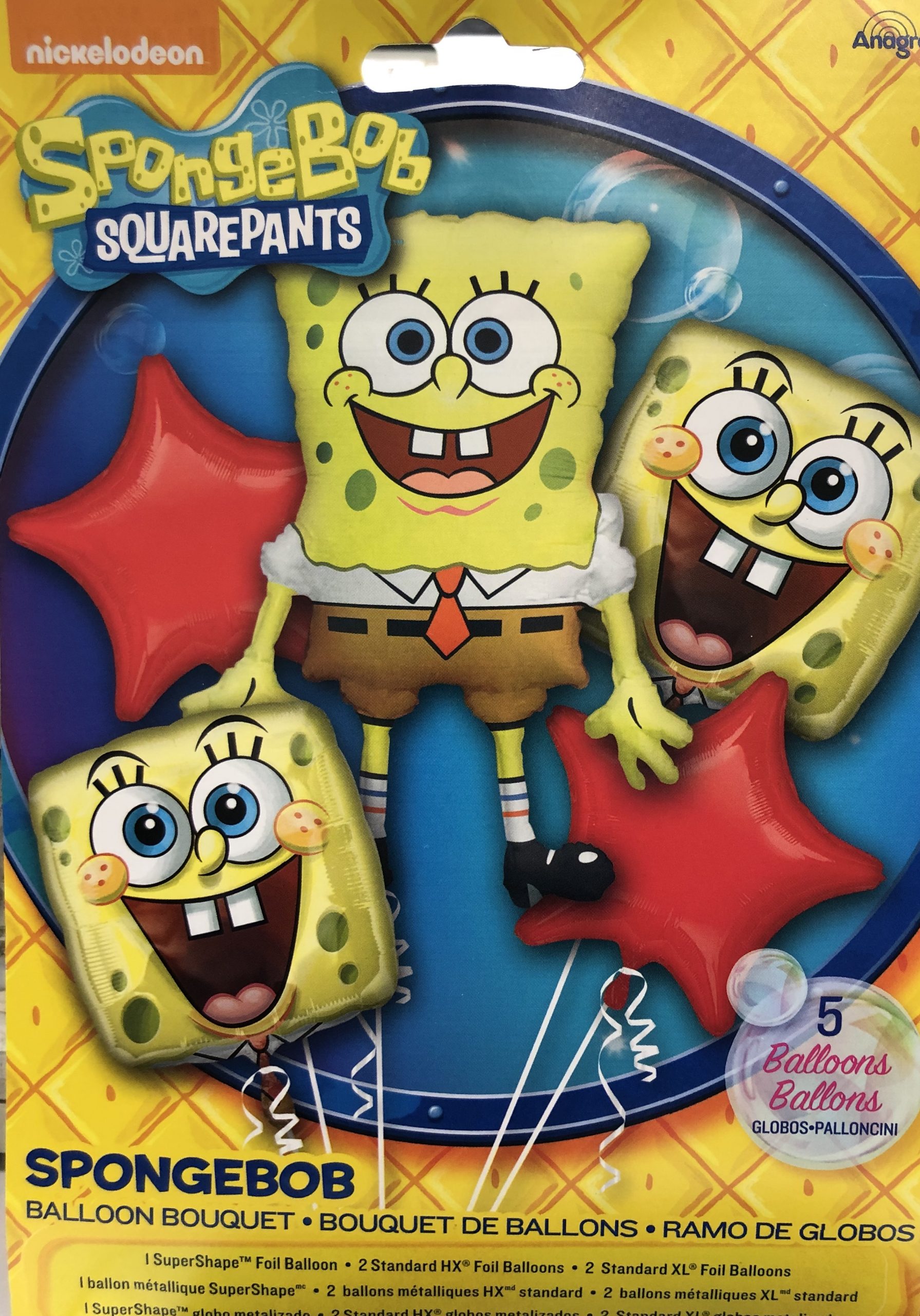 Detail Spongebob Balloon Bouquet Nomer 13