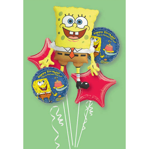 Detail Spongebob Balloon Bouquet Nomer 14