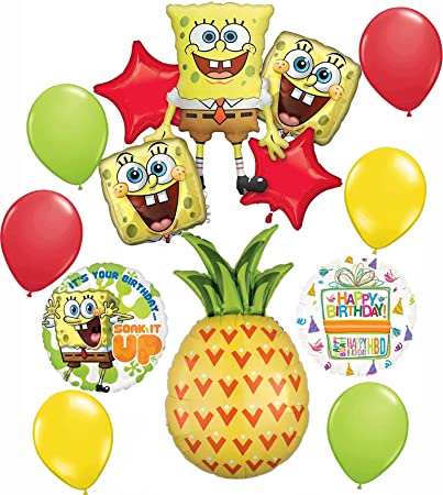 Detail Spongebob Balloon Bouquet Nomer 7