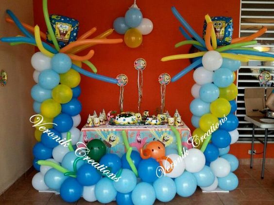 Detail Spongebob Balloon Garland Nomer 39