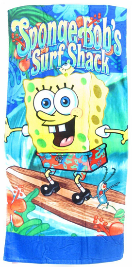 Detail Spongebob Bath Towel Nomer 24