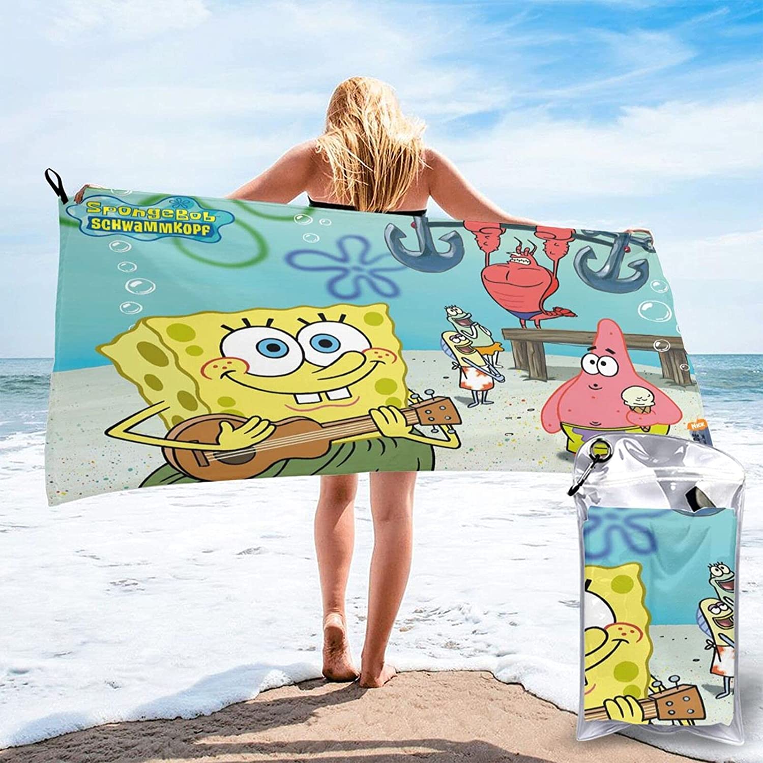 Detail Spongebob Beach Towel Nomer 34