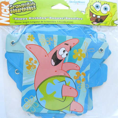Detail Spongebob Birthday Banner Nomer 2