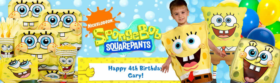 Detail Spongebob Birthday Banner Nomer 17