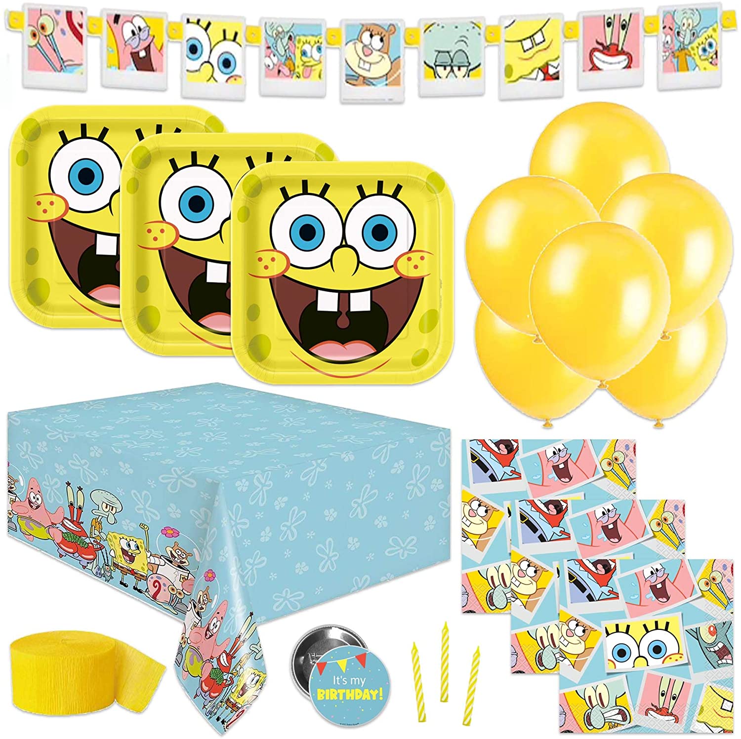 Detail Spongebob Birthday Banner Nomer 19