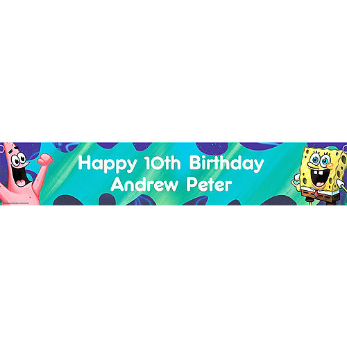 Detail Spongebob Birthday Banner Nomer 25
