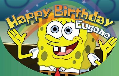Detail Spongebob Birthday Banner Nomer 29
