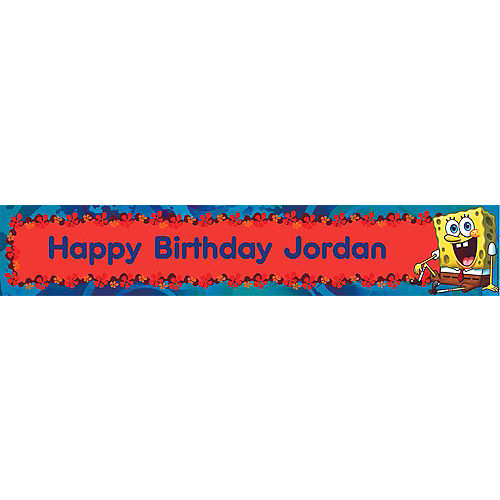 Detail Spongebob Birthday Banner Nomer 31