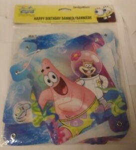 Detail Spongebob Birthday Banner Nomer 35