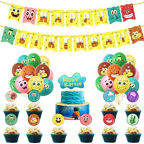 Detail Spongebob Birthday Banner Nomer 39