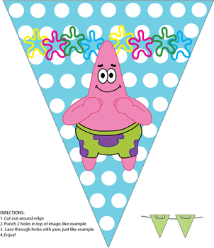 Detail Spongebob Birthday Banner Nomer 53