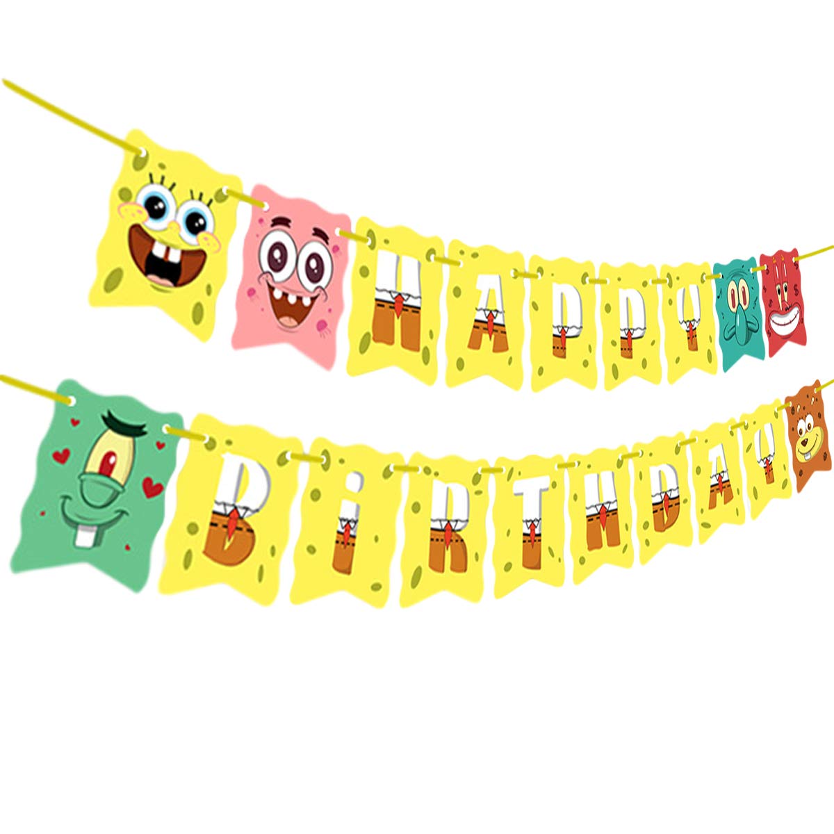 Detail Spongebob Birthday Banner Nomer 6