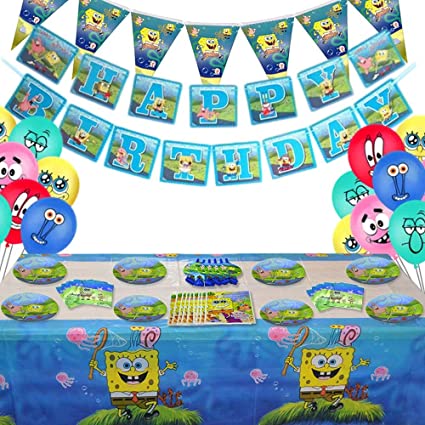 Detail Spongebob Birthday Banner Nomer 9