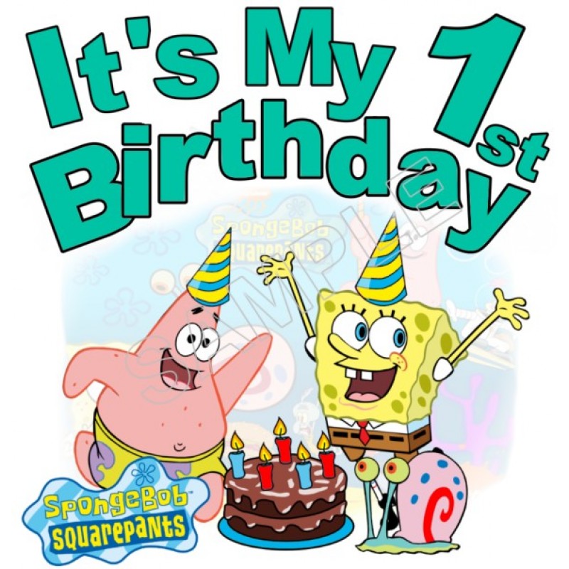 Detail Spongebob Birthday Clipart Nomer 15