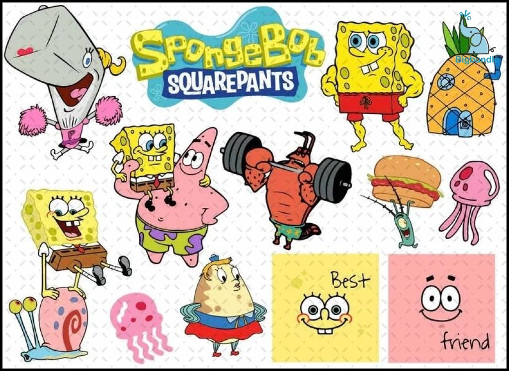 Detail Spongebob Birthday Clipart Nomer 37