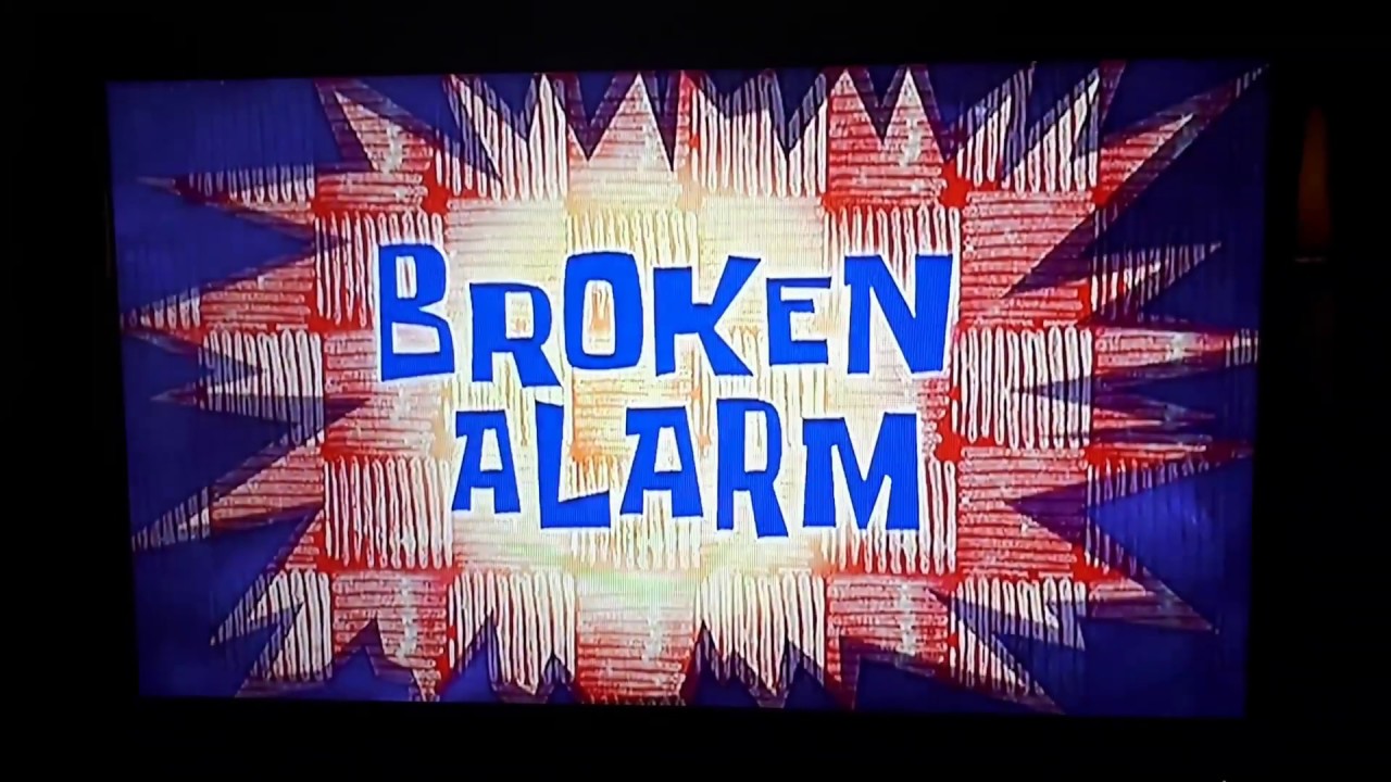 Detail Spongebob Broken Alarm Nomer 36