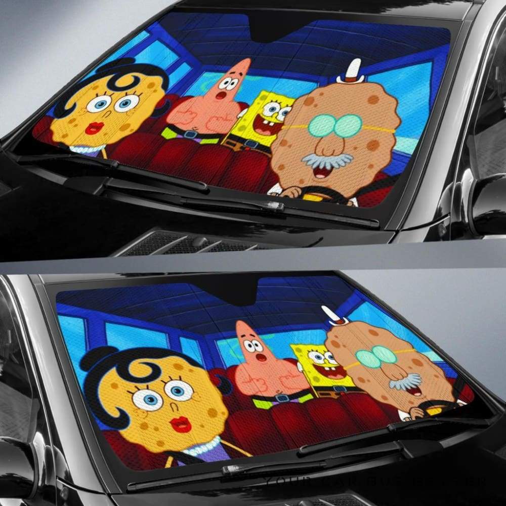 Detail Spongebob Car Sun Shades Nomer 11