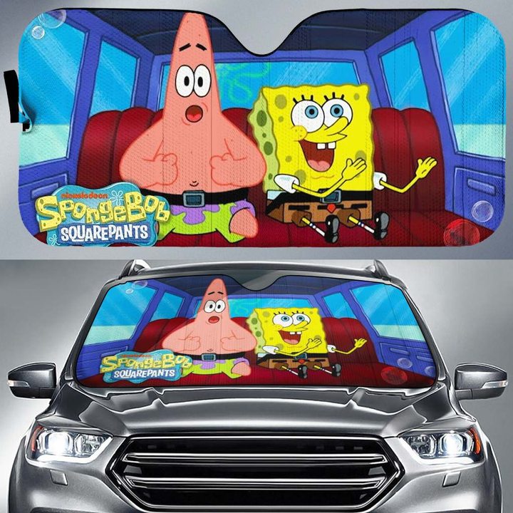 Detail Spongebob Car Sun Shades Nomer 24