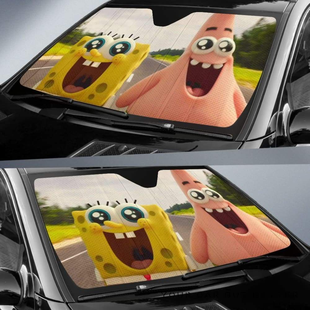 Detail Spongebob Car Sun Shades Nomer 28