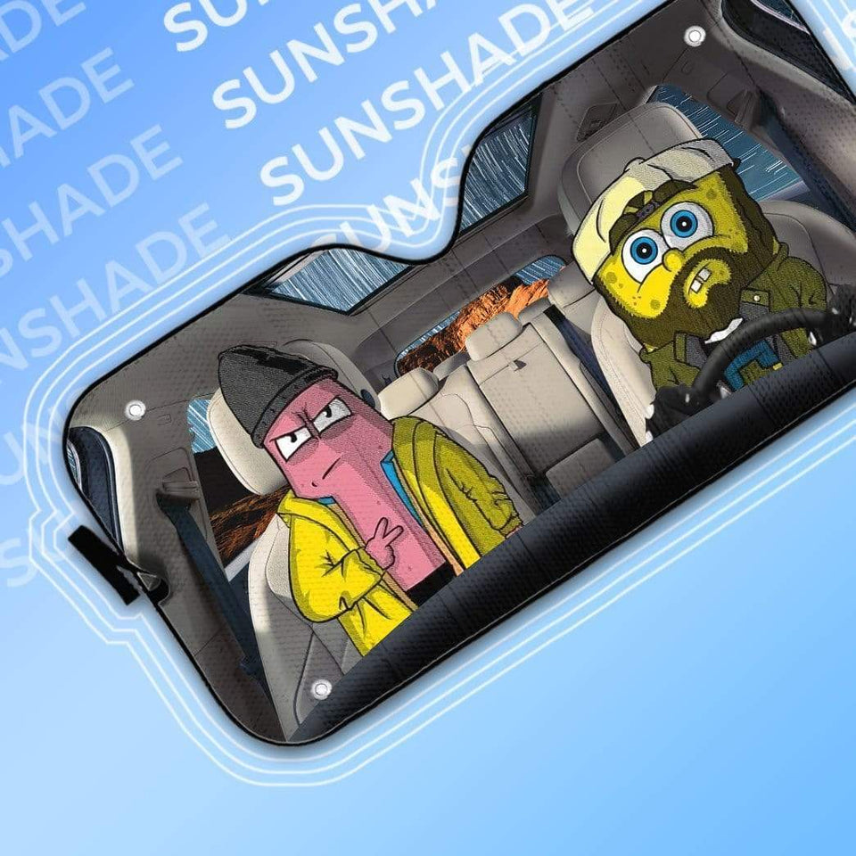 Detail Spongebob Car Sun Shades Nomer 41
