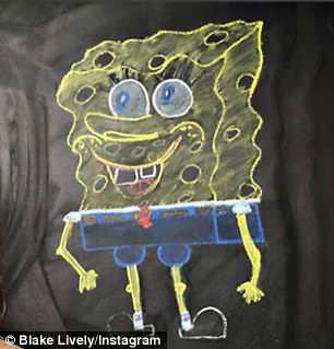 Detail Spongebob Chalk Art Nomer 26