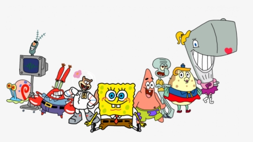 Spongebob Characters Transparent Background - KibrisPDR