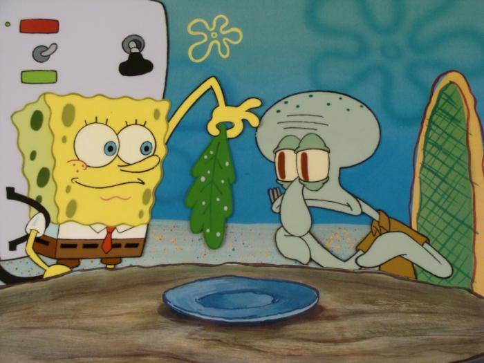 Detail Spongebob Cleaning Plate Nomer 46