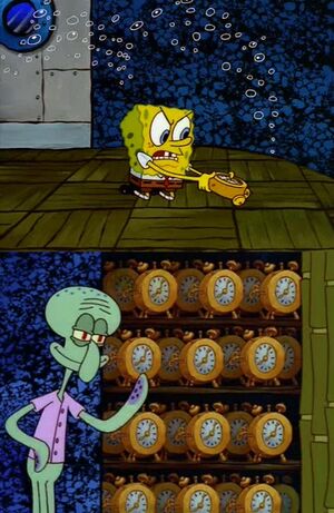 Detail Spongebob Clock Meme Template Nomer 3